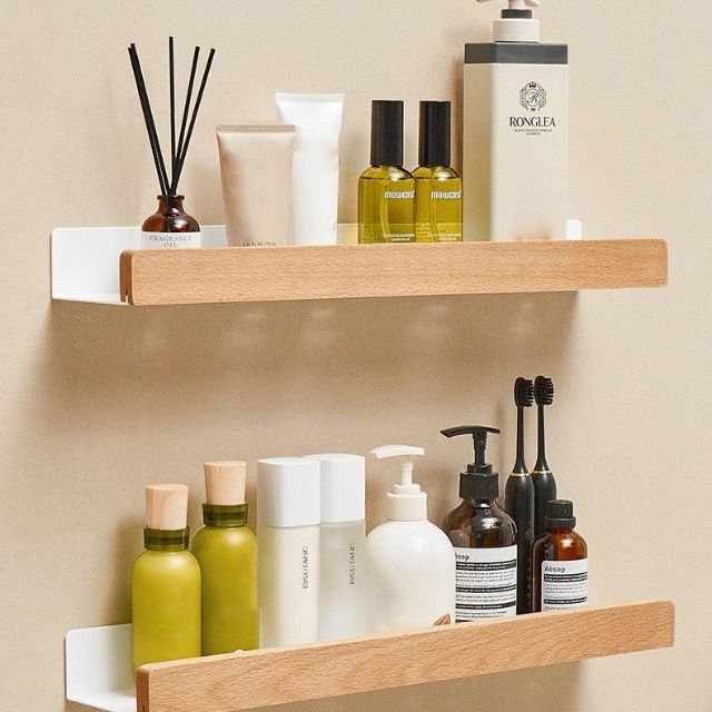Wall Bathroom Shelf No Drill Storage Rack - Image 7