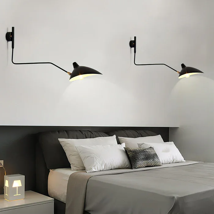 Wall Lamp with Dual Adjustable Arm for Reading and Accent Light - Image 4