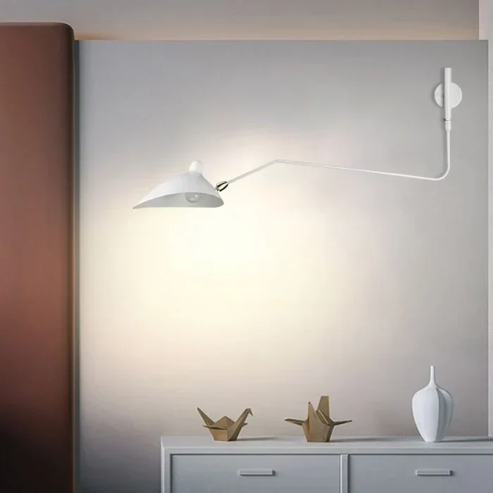 Wall Lamp with Dual Adjustable Arm for Reading and Accent Light - Image 6