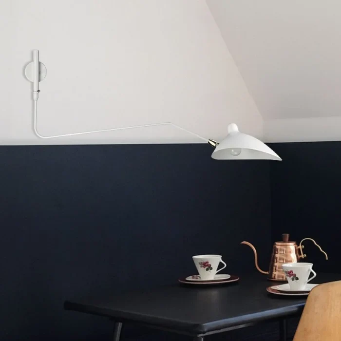 Wall Lamp with Dual Adjustable Arm for Reading and Accent Light - Image 9