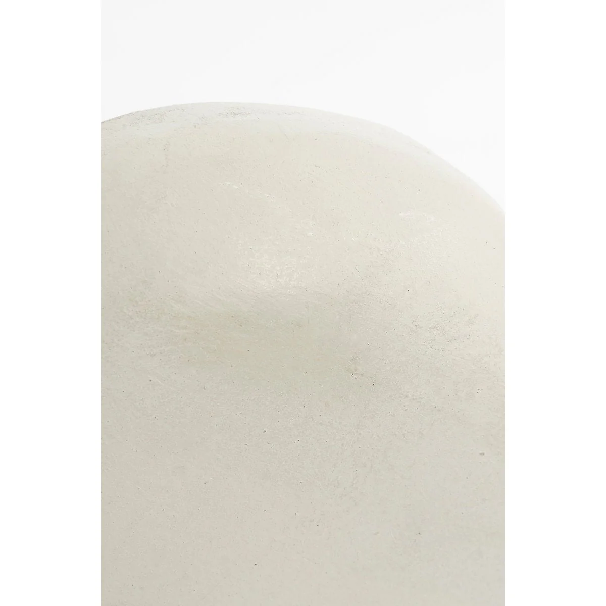 White Abstract Mangowood Table Ornament With Base - Image 4