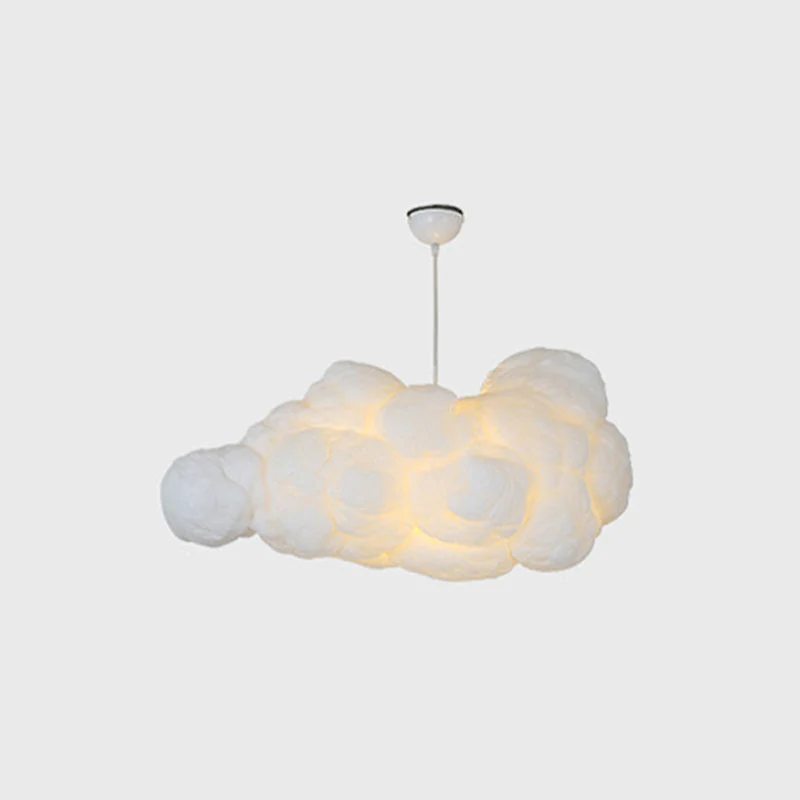 White cloud shaped ceiling pendant light - Image 6