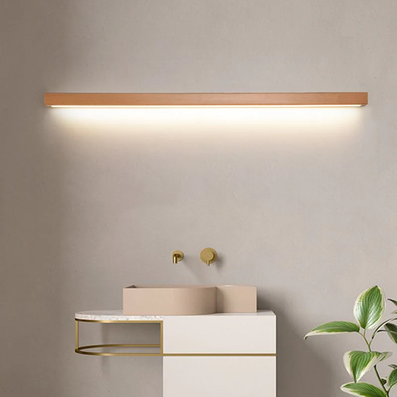 Wooden Linear LED Wall Light - Image 3