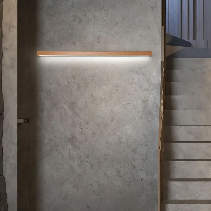 Wooden Linear LED Wall Light - Image 5