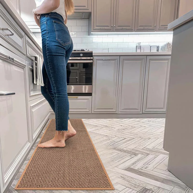 Woven Kitchen Floor Mat With Non Slip Rubber Backing - Image 11