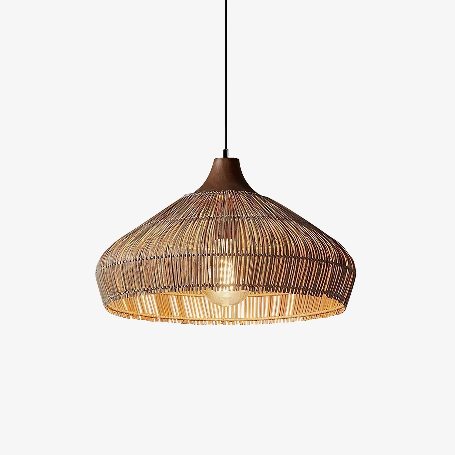 Woven Rattan Pendant Light - Image 15